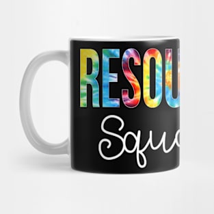 Resource Squad Tie Dye Appreciation Day Hello Back To School Mug